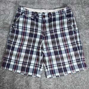 Polo‎ Ralph Lauren Shorts Men's 33 Blue Plaid Chino Beach Boardwalk Vacation